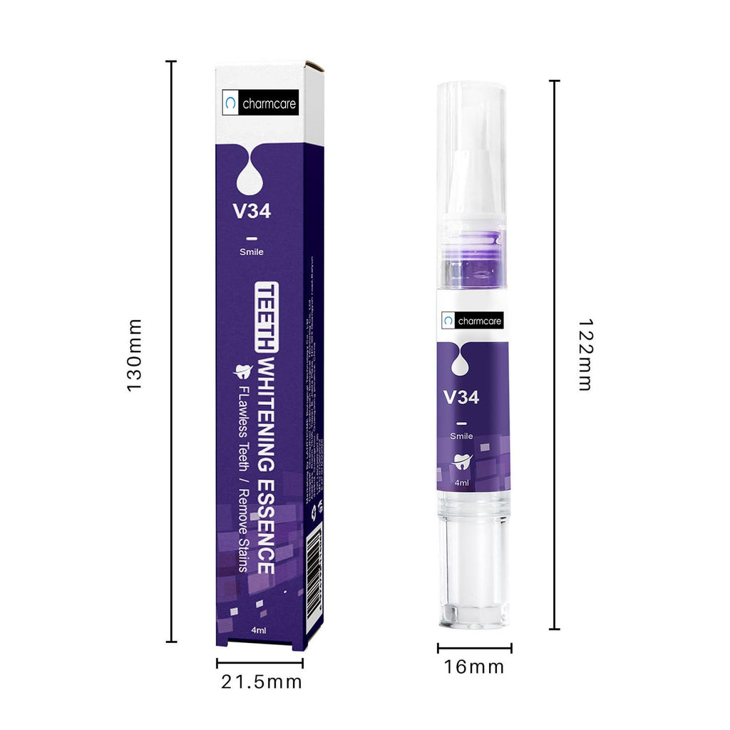 CharmCare Teeth Whitening Gels Pen – Color Correcting, No-Sensitivity (4PCS)