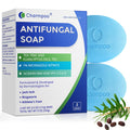 CHARMPOO Antifungal Soap with Tea Tree Oil – 2 Medicated Bars (9 oz total) for Athlete’s Foot, Ringworm & Jock Itch | Daily Skin Care for Women & Men