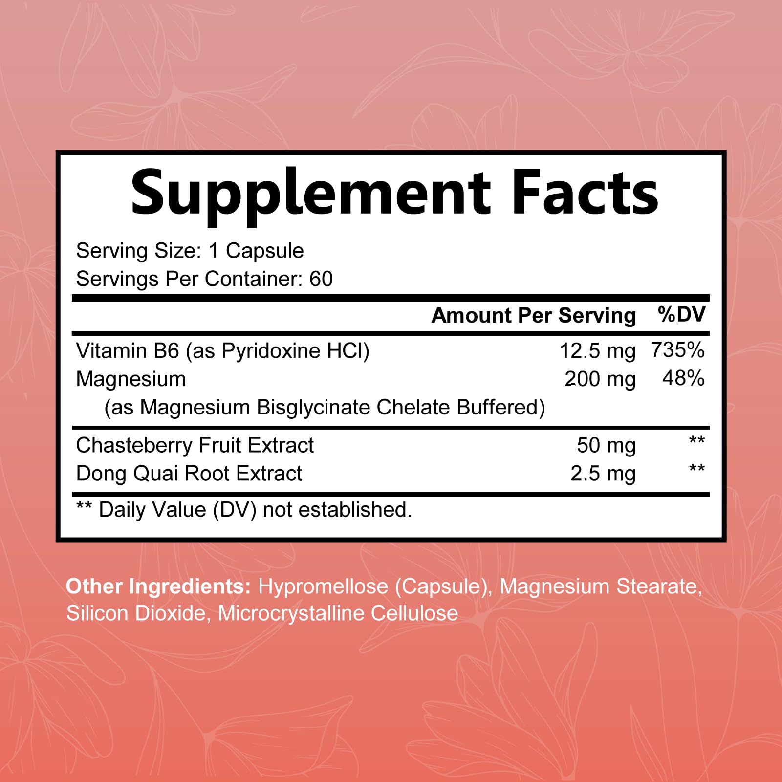 4-in-1 Magnesium Complex for Women | Stress Relief, Sleep & Hormonal Support | 60 Capsules
