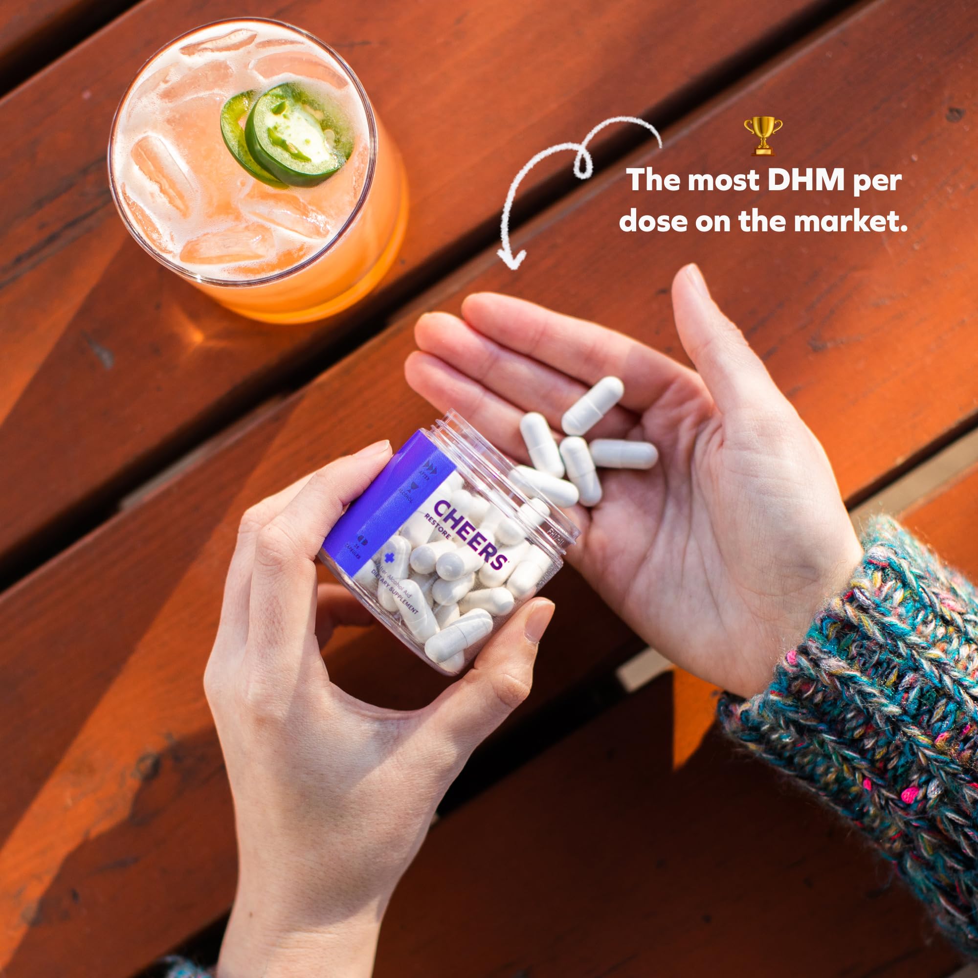 Cheers Classic Combo | Restore + Hydrate After Drinking | DHM, Electrolytes, B-Vitamins | 12 Doses Each