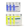 Cheers Classic Combo | Restore + Hydrate After Drinking | DHM, Electrolytes, B-Vitamins | 12 Doses Each