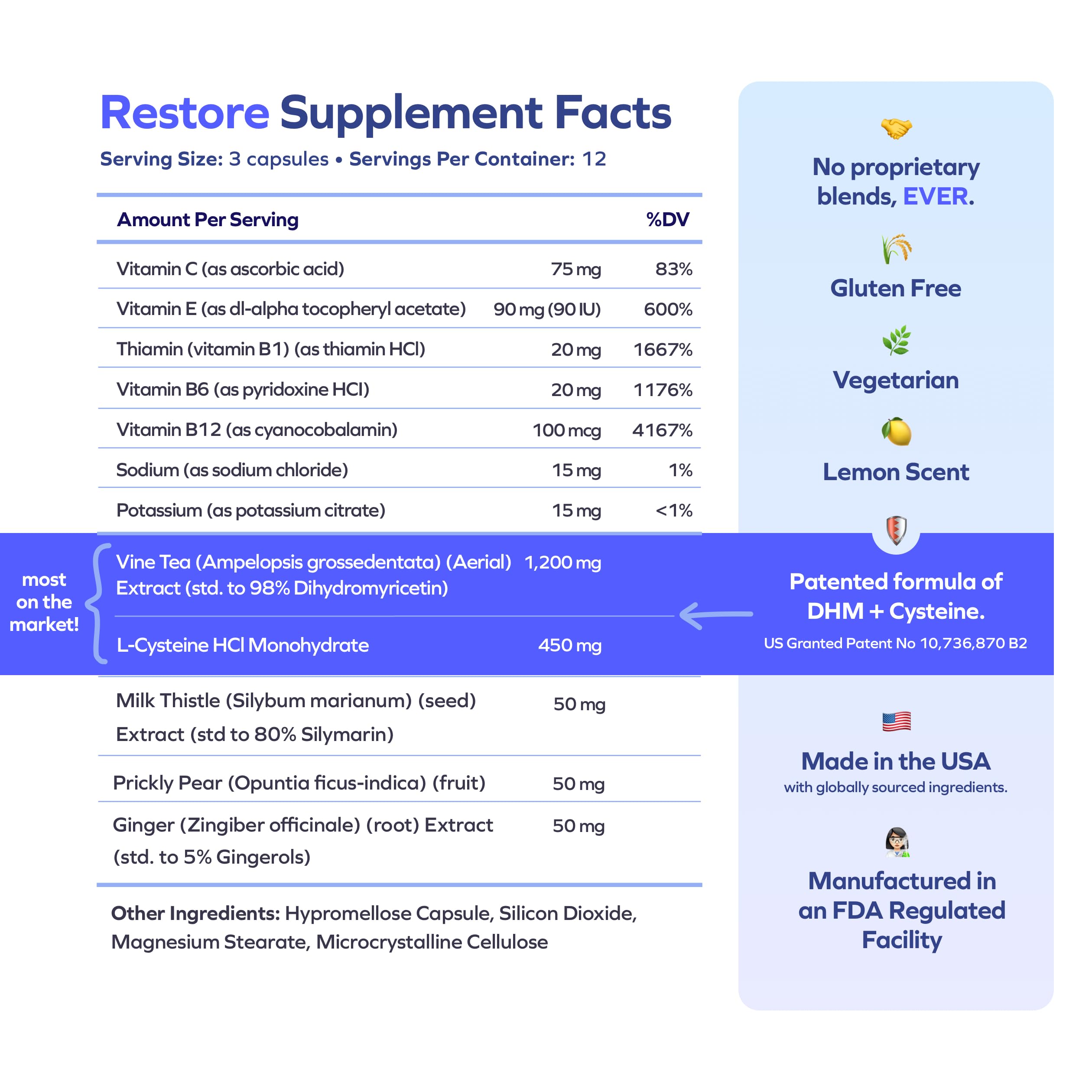 Cheers R&R Combo | Restore + Relief After Drinking | DHM, Liver Support | 12 Doses Each