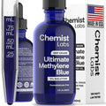 Chemist Labs 1% Methylene Blue Drops – USP Grade, 99% Purity, Made in USA, 2oz