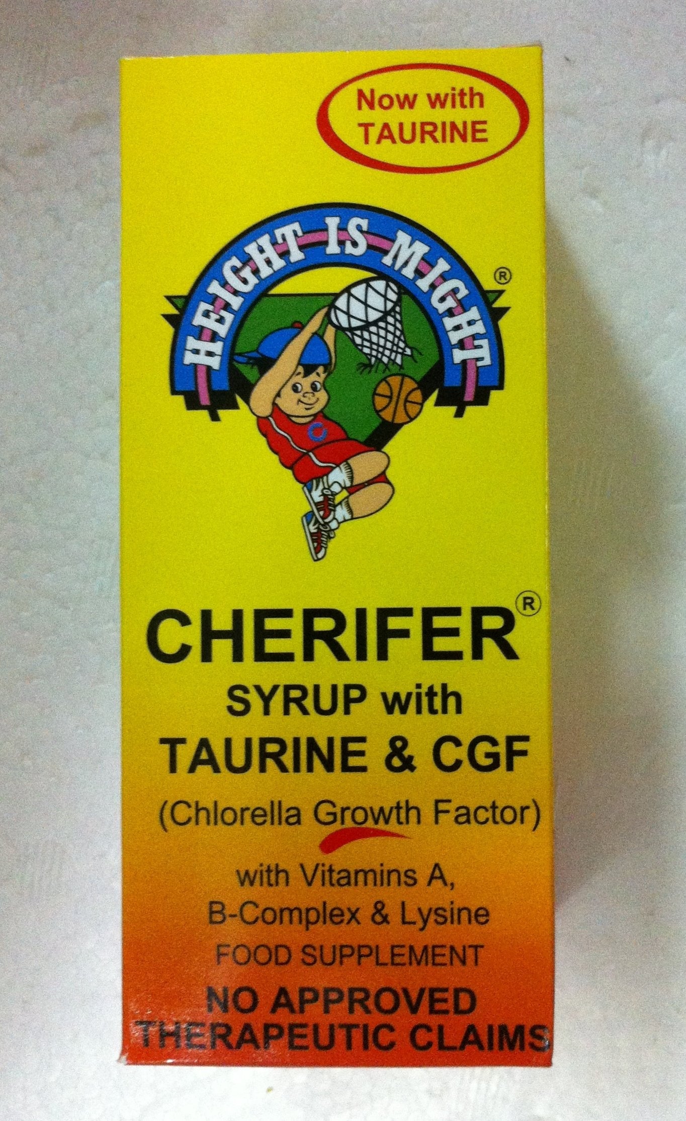 Cherifer Syrup 3 x 120ml – Chlorella Growth Factor, Taurine & Lysine