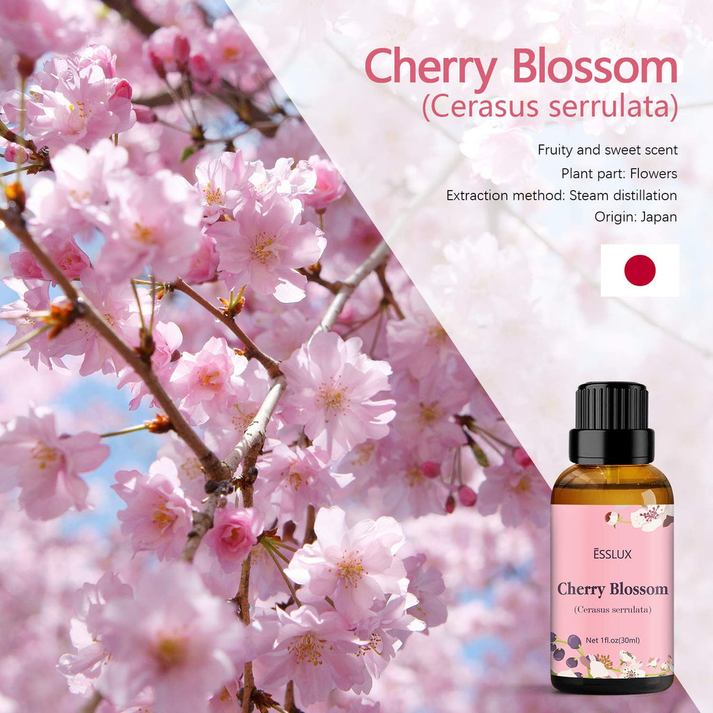 Cherry Blossom Essential Oil – ESSLUX Aromatherapy, 30 ml