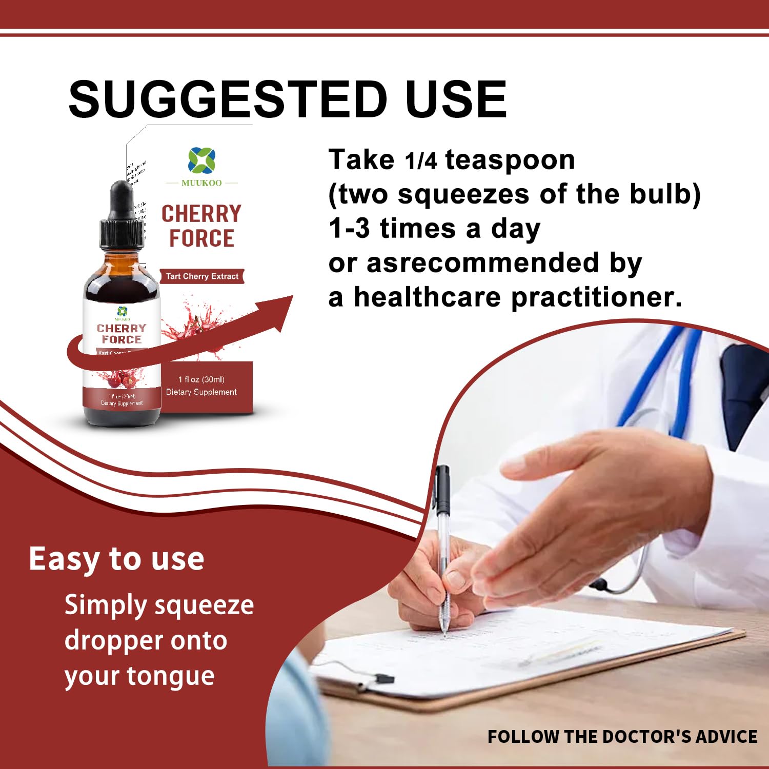 MuuKoo Cherry Force — Tart Cherry Extract with Phytonutrients