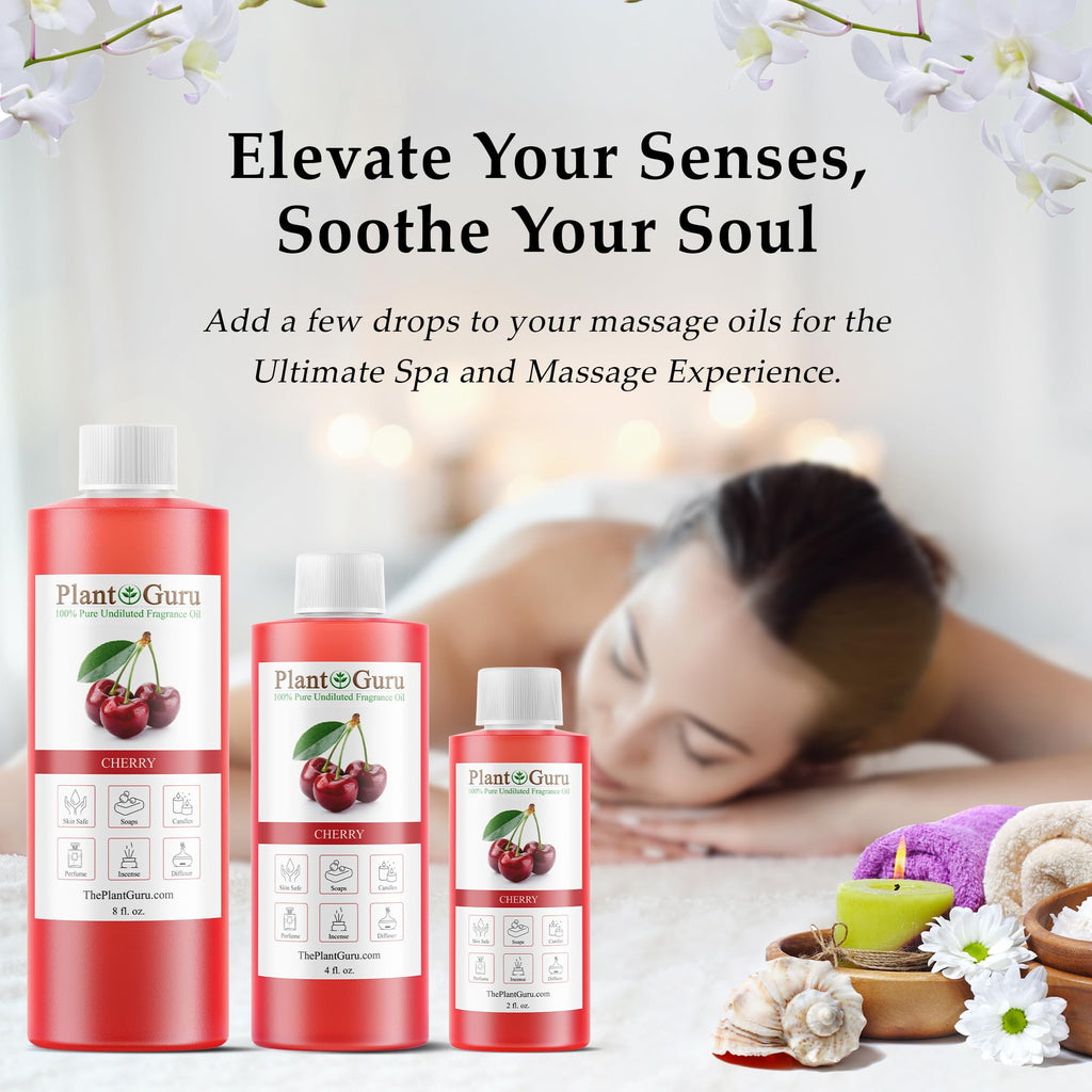 Cherry Fragrance Oil 8 fl oz | DIY Soap, Candles, Bath Bombs & More