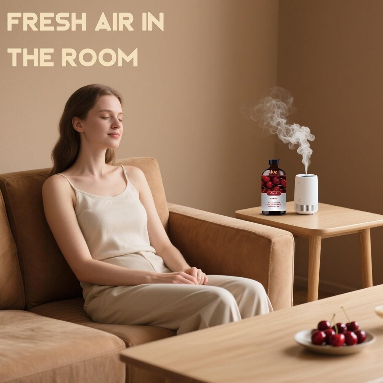 Cherry Essential Oil - 4.33oz / 130ml | Pure Cherry Fragrance for Diffusers, Candles, Soap & Aromatherapy