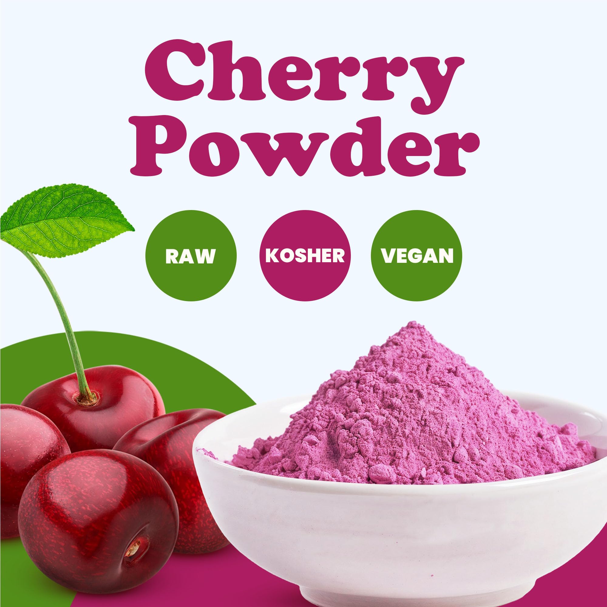 Food to Live Cherry Juice Powder 14 lb – Tart Cherry Powder, Vegan & Kosher