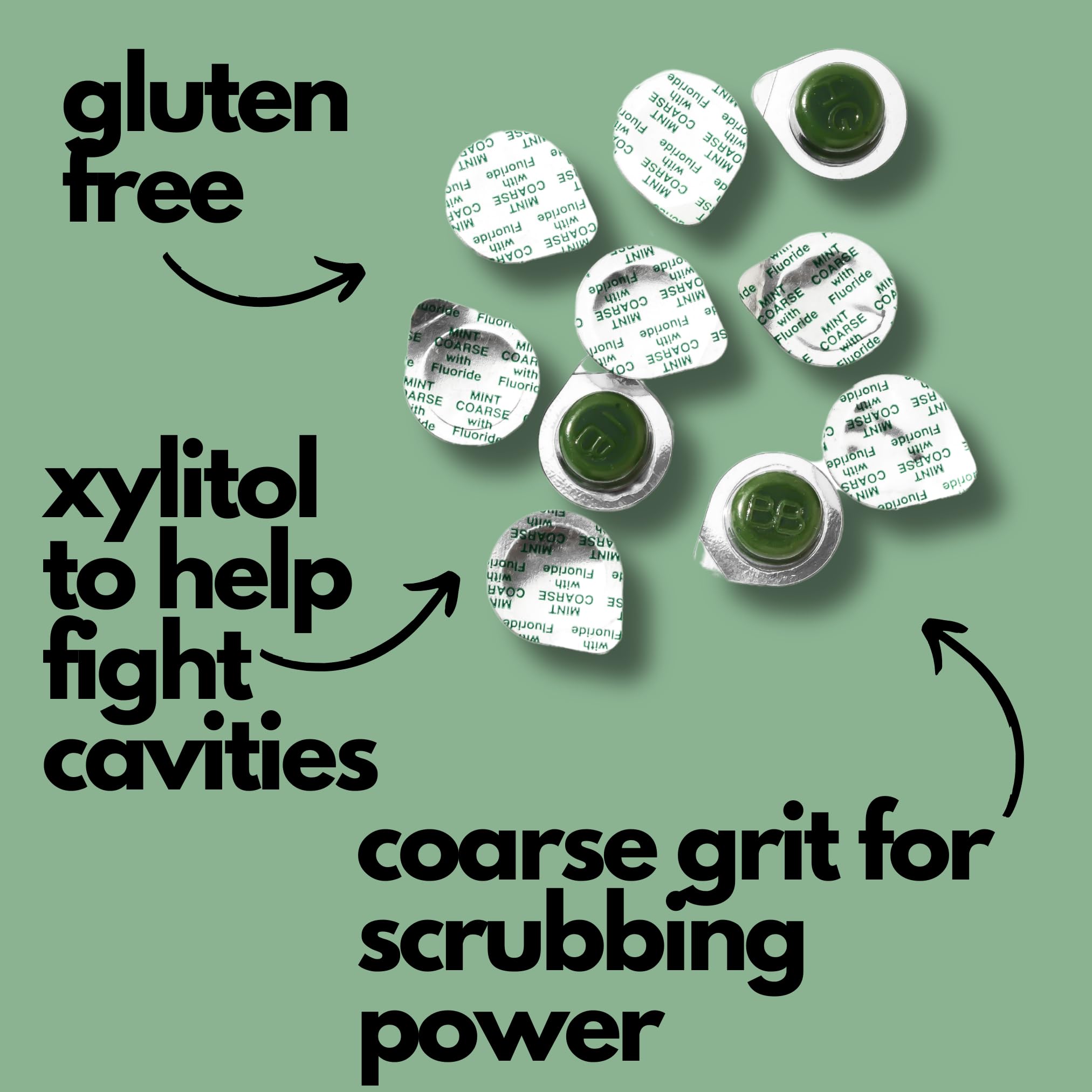 CHEVAUX Professional Strength Tooth Polish – Coarse Grit Mint (Pack of 10)