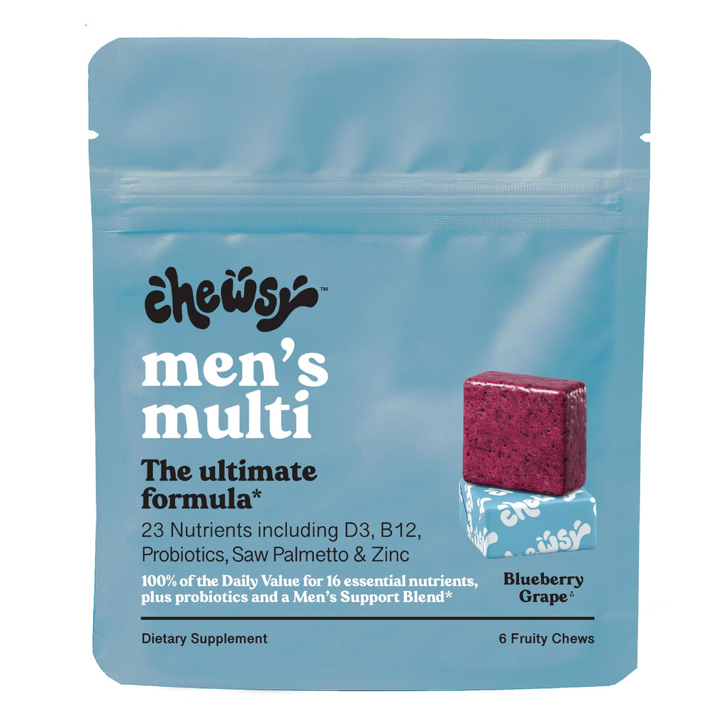 Chewsy Men's Multivitamin Chews – Immune & Energy Support | 6-Day Supply