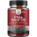 Chia Seed Oil Capsules – Plant-Based Omega 3-6-9 for Heart Health & Digestive Support
