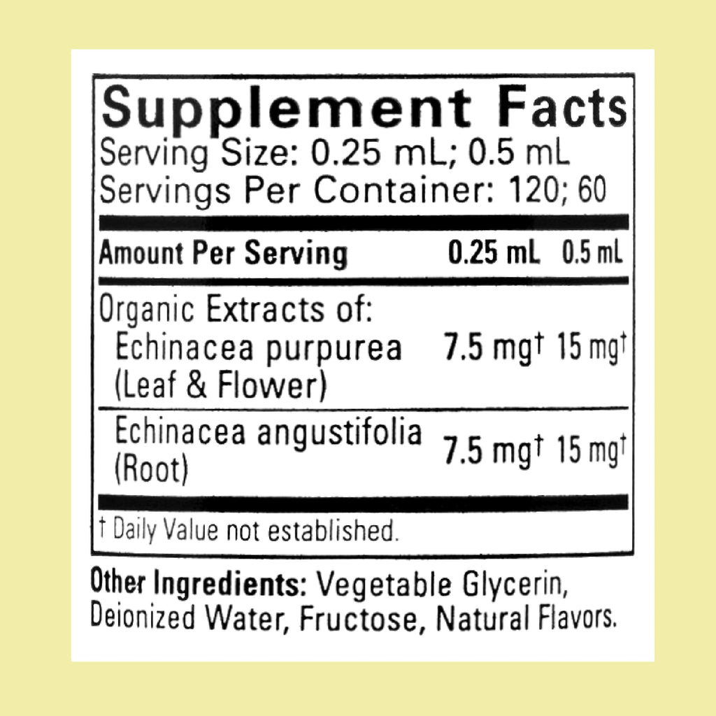 ChildLife Essentials Echinacea for Kids – Alcohol-Free Immune Support Drops (Orange) - 2 x 1 oz
