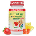 CHILDLIFE ESSENTIALS Multivitamin Gummies for Kids – Sugar Free, DHA & Lutein | 90 Count