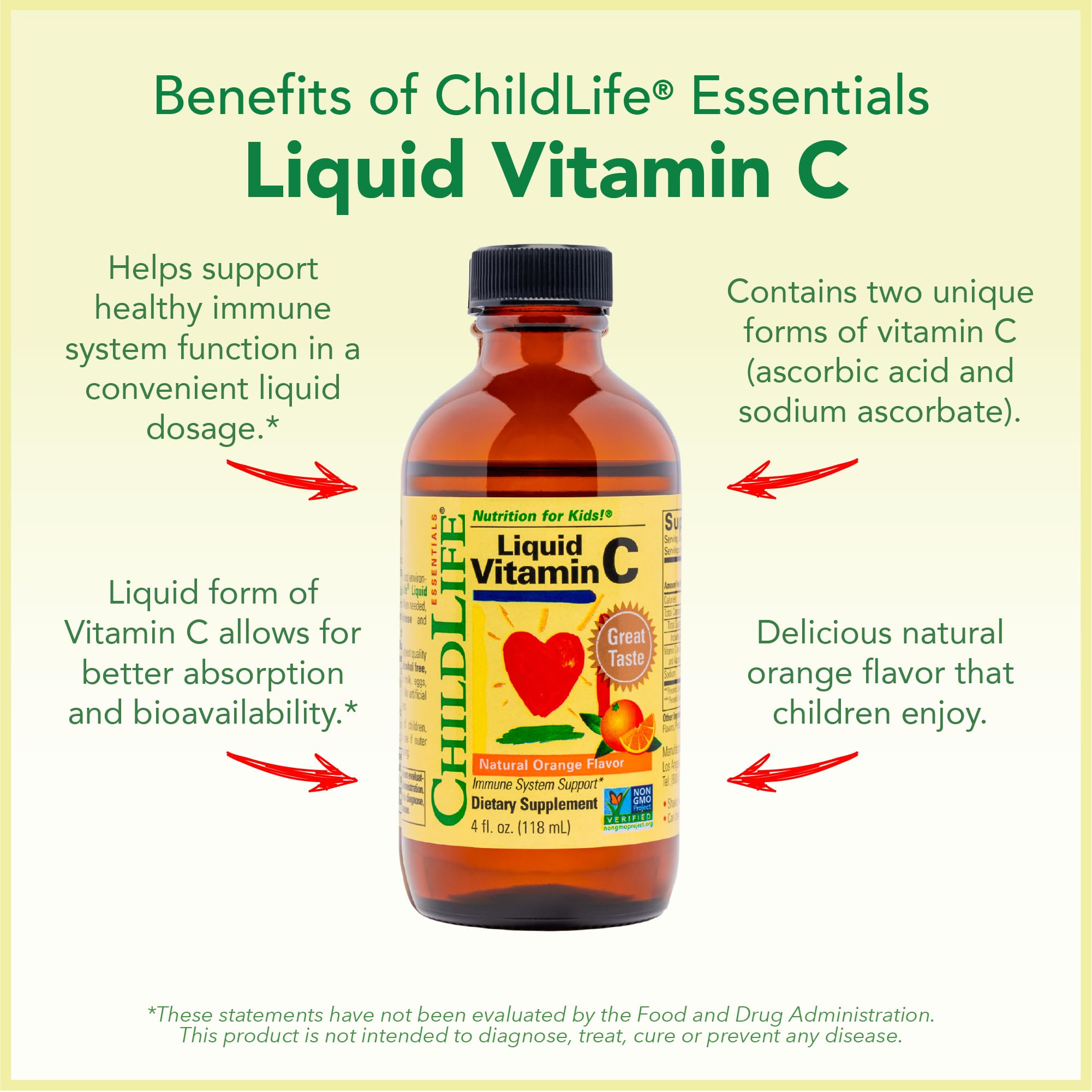 CHILDLIFE ESSENTIALS Immune Support 3-Pack - Vitamin C, First Defense & Echinacea for Kids