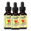 ChildLife Essentials Vitamin D3 Drops for Kids – 500 IU/Drop, 1oz Berry, 3-Pack