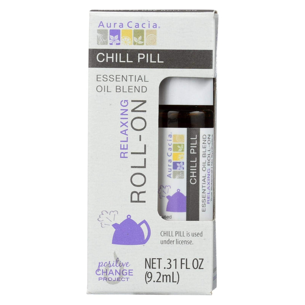 Chill Pill Roll-On Oil4 | Aura Cacia Essential Oil Roll-Ons