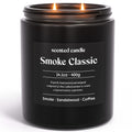 CHILLFLAME Candles for Men - 14.1 oz Dual-Wick Scented Candle with Smoke, Sandalwood & Coffee