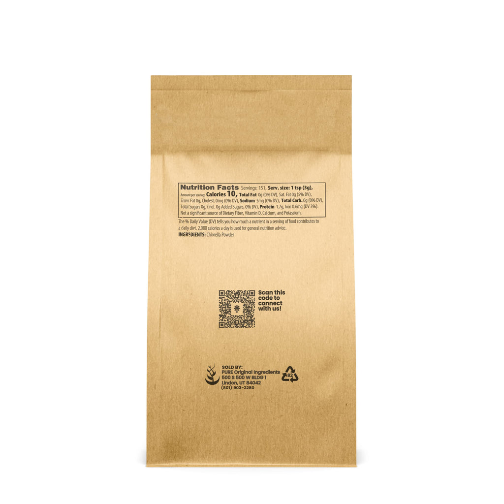 PURE ORIGINAL INGREDIENTS Chlorella Powder (16 Ounce)
