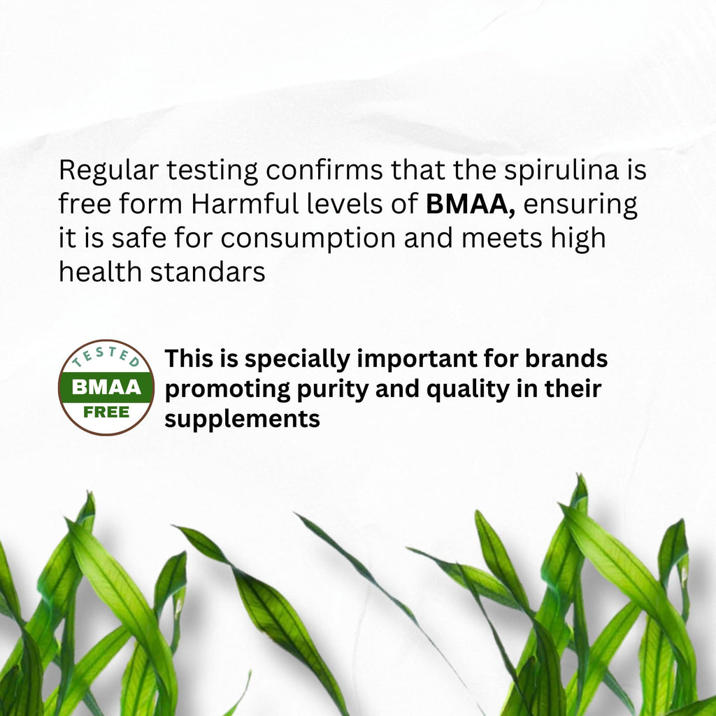 Chlorella Spirulina Capsules 3000 mg – BMAA Free | Blue-Green Algae