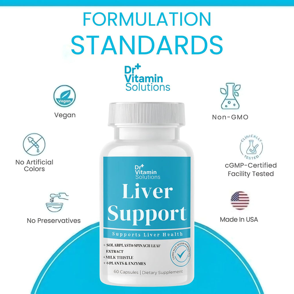 DR Vitamin Solutions Liver Cleanse Detox — Milk Thistle & Enzymes