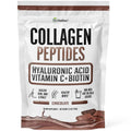 Chocolate Collagen Powder with Hyaluronic Acid, Vitamin C & Biotin – Keto Collagen for Hair, Skin, Nails & Joints