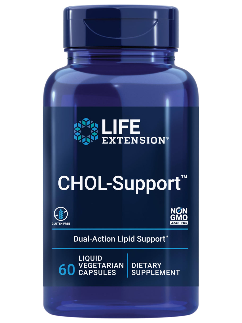 Life Extension CHOL-Support – Supports Healthy Cholesterol & Heart Health | 60 Vegetarian Capsules