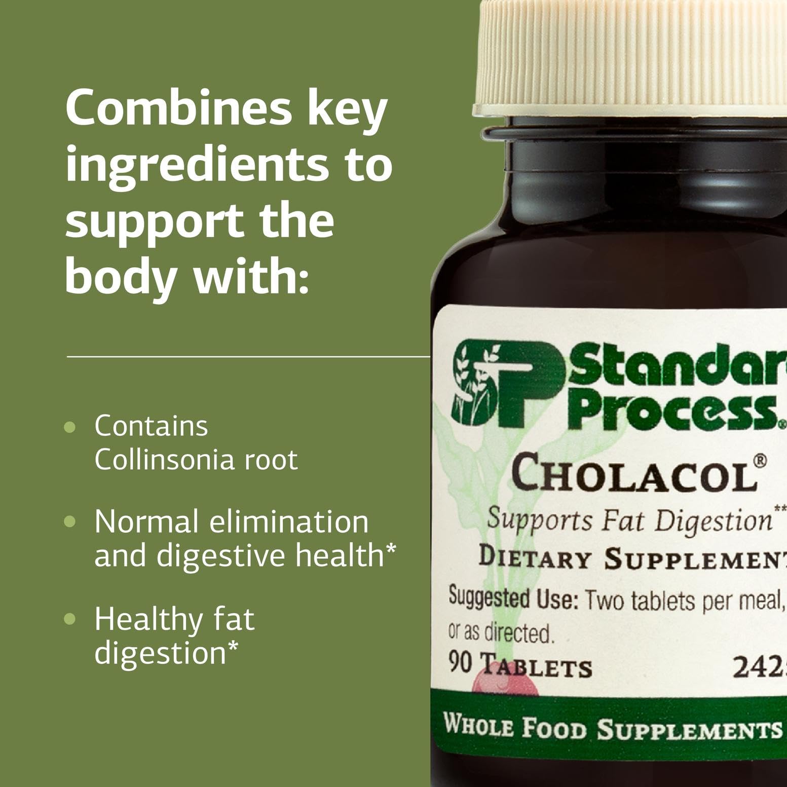 Cholacol Gallbladder Support - Standard Process Inc. | 90 Tablets
