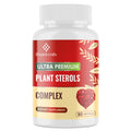 Cholesterol Supplements with Plant Sterols, Niacin, Red Yeast Rice, Bergamot, Omega-3 & Garlic - Advanced Absorption Formula - 90 Softgels