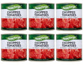 6 x Newforge Chopped Tomatoes In Tomato Juice 2.55Kg