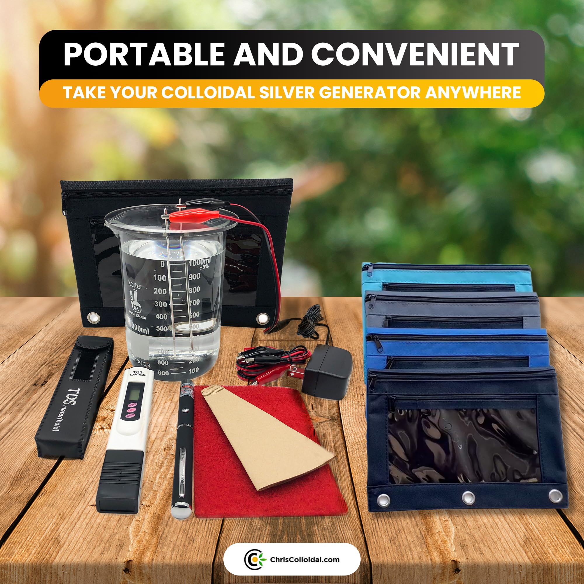 Chris Colloidal Original 12V Ionic-Nano Colloidal Silver Generator Kit