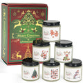 Christmas Scented Candles – 6 Pack Soy, 21 oz Jars | Gift Ideas