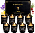 Christmas Scented Candles – 8-Pack 3oz Soy Wax Gifts for Women & Men