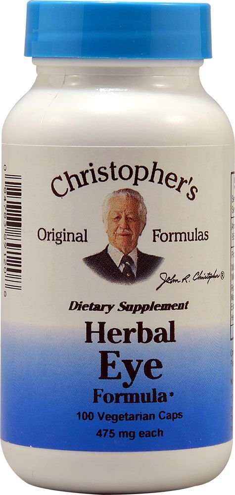 Christopher's Original Formulas Herbal Eye Formula – Natural Eye Support with Whole-Food Herbs (Pack of 5)