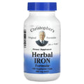 Christopher's Original Formulas Herbal Iron Formula – Natural Iron Support (450 mg) – 100 Vegetarian Capsules