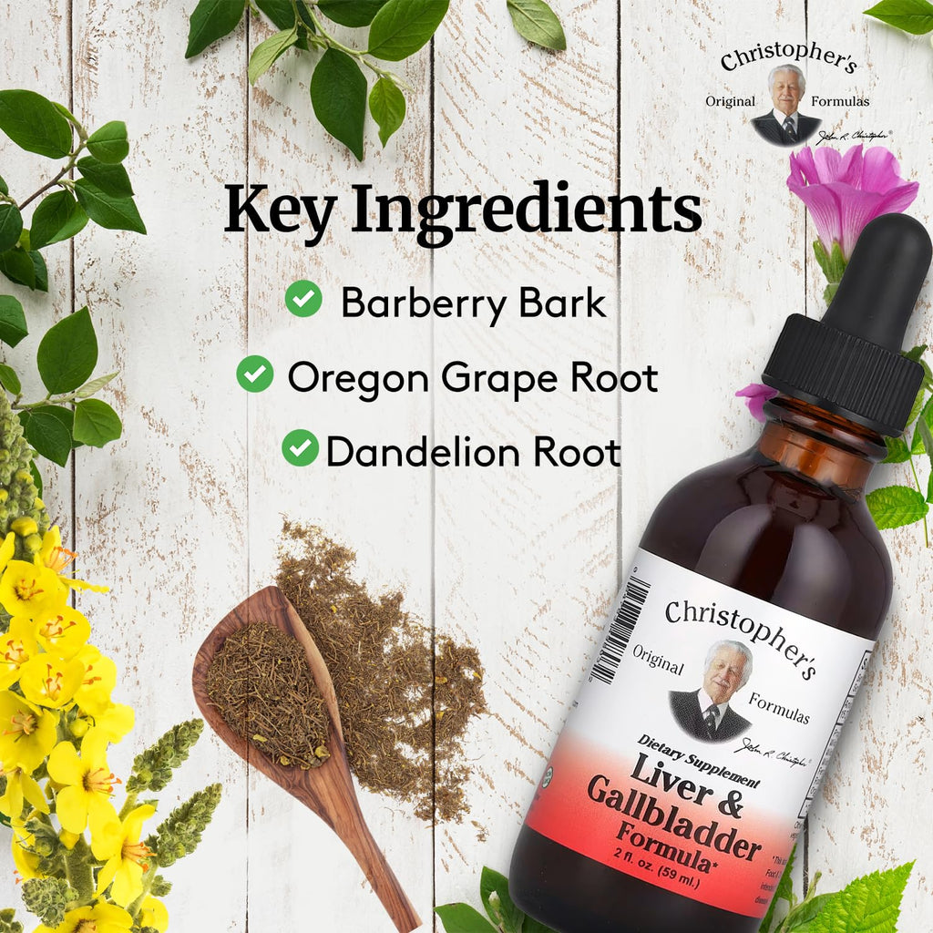 Christopher's Liver & Gallbladder Formula – Detox & Digestive Support (2 fl oz)