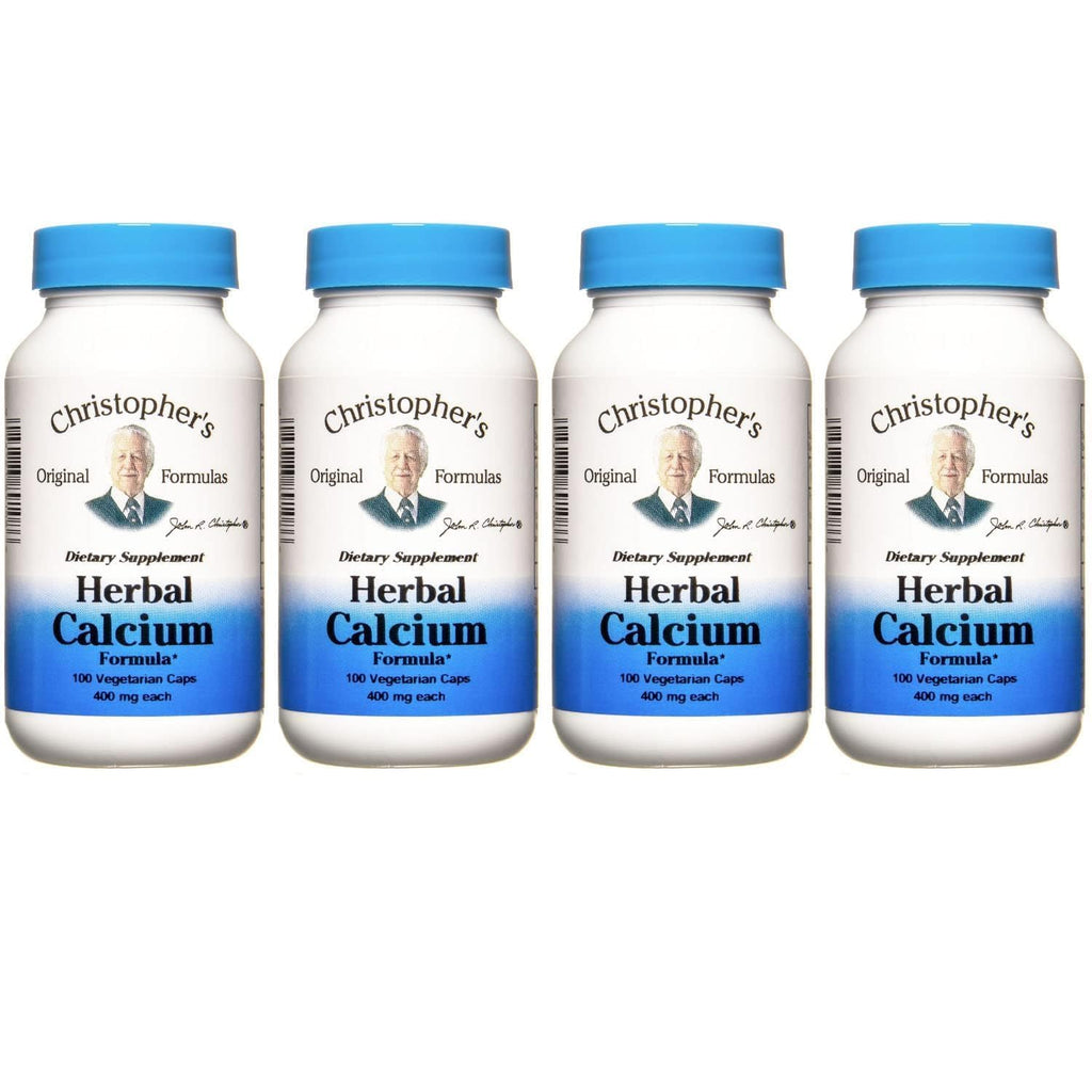 Christopher's Original Formulas Herbal Calcium - Natural Bone Support (4-Pack)