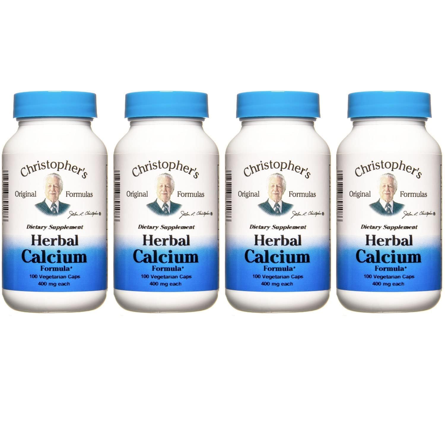 Christopher's Original Formulas Herbal Calcium - Natural Bone Support (4-Pack)
