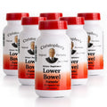 Christopher's Original Formulas Lower Bowel Cleanse Capsules - Herbal Digestive Support (100 ct) Pack of 6