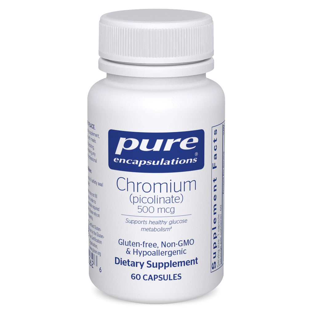 Chromium Picolinate 500 mcg – Pure Encapsulations | Metabolism Support