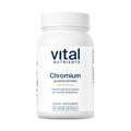 Vital Nutrients Chromium Polynicotinate 200mcg | Chromium Supplements for Healthy Fat and Carbohydrate Metabolism | Cholesterol Maintenance | Gluten-Free | Non-GMO | 90 Capsules