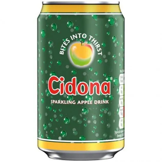 24 x Cidona Sparkling Apple Drink Can 330Ml