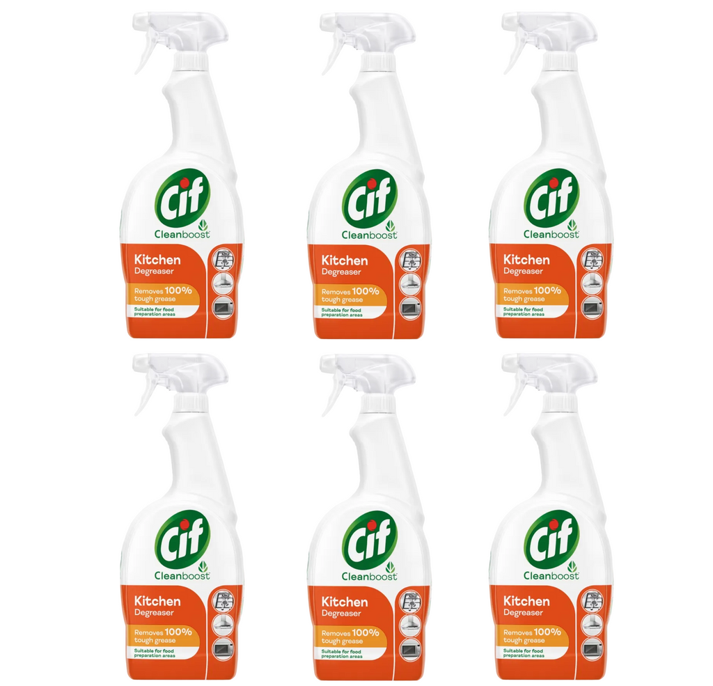 6 X Cif Kitchen Degreaser 700ML