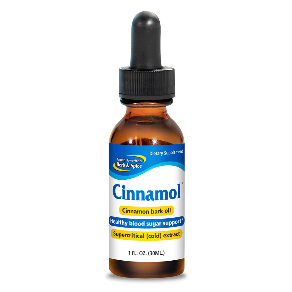 NORTH AMERICAN HERB & SPICE Cinnamol - 1 fl oz Cinnamon Bark Oil | Freshens Breath | Kosher | 286 Servings