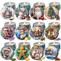 Christmas Candle Gifts Set - 12 Pack Soy Wax Candles for Women