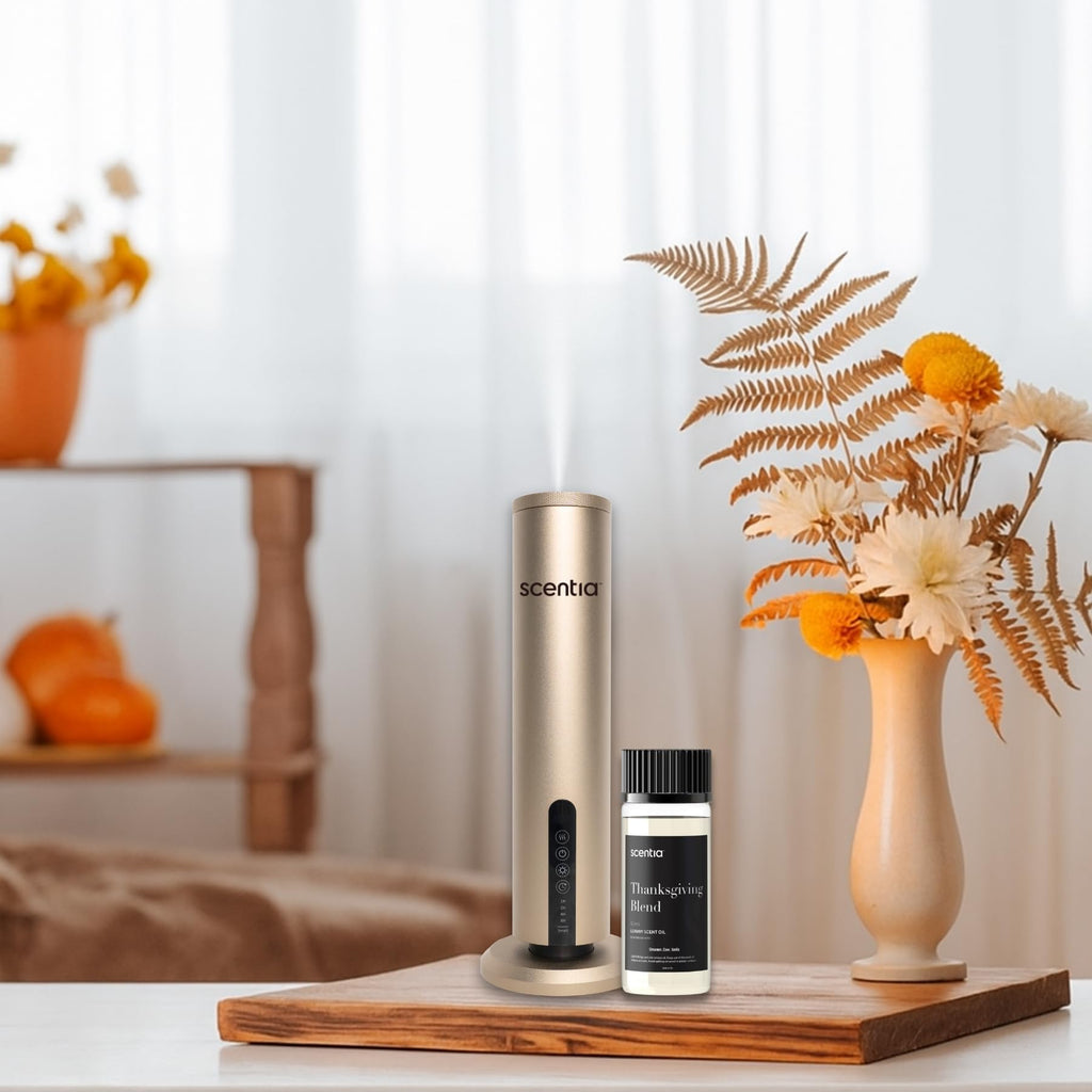 Scentia Thanksgiving Blend Essential Oil – 50ml | Holiday Aromatherapy, Cinnamon, Clove, Vanilla & Coconut