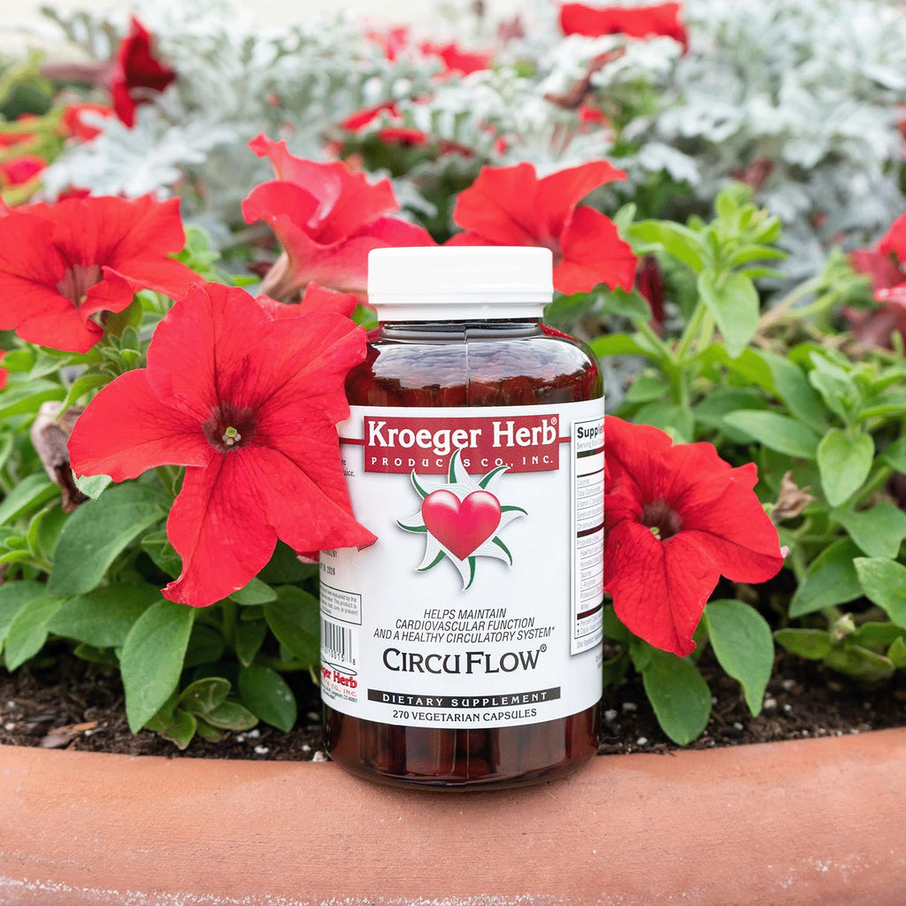 Circu Flow Hawthorn Heart Support – 270 Capsules, Made in USA, Non-GMO