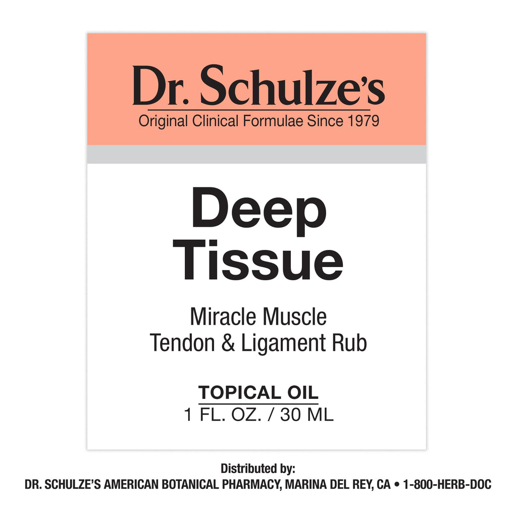 Dr. Schulze's Deep Tissue Oil – Herbal Support for Muscles, Tendons & Joints