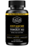 Black Forest Cistanche Tubulosa 200mg & Tongkat Ali 400mg (2-Month Supply) – Ultra-Pure with 50% Echinacoside + 10% Acetoside
