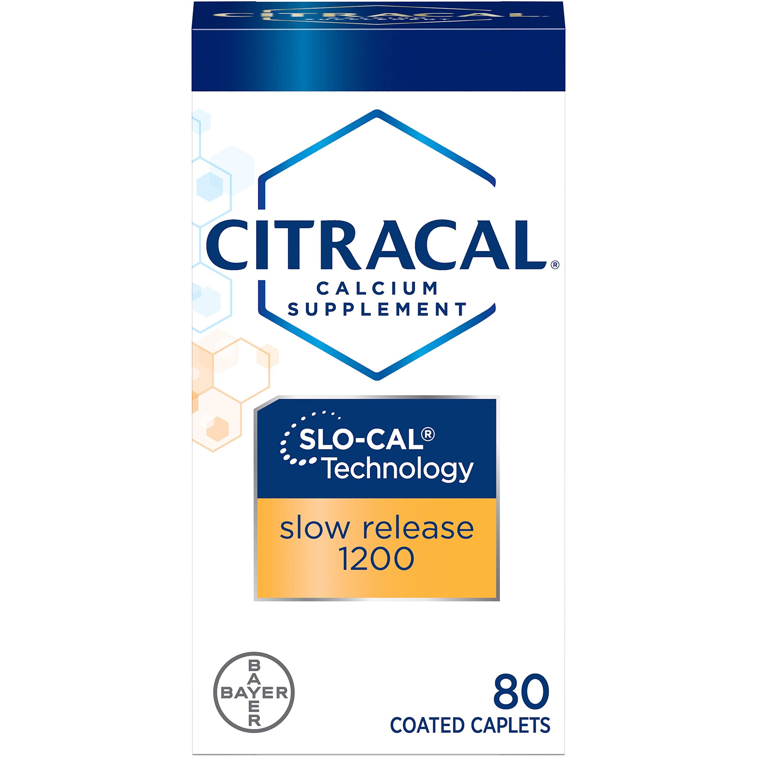 Citracal Calcium + D Slow Release 1200mg – 80 Tablets (Pack of 4)